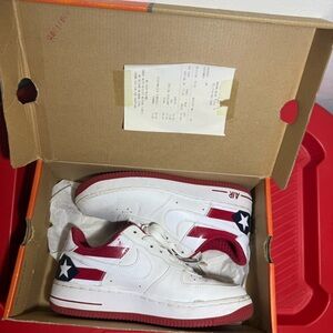 Nike Air Force One Puerto Rico 7 Size 4Y 5.5 Woman 2005